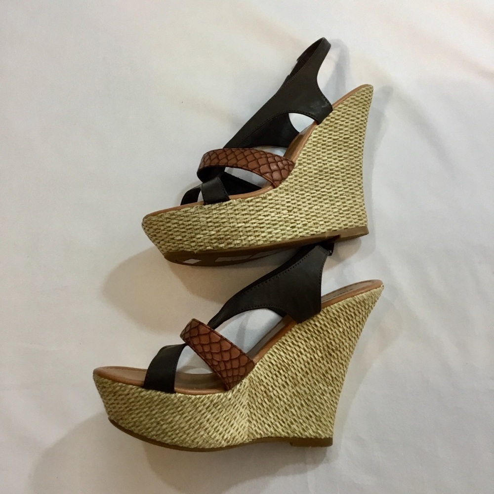 Pierre Dumas, Platform espadrilles, Browns, Wedges
